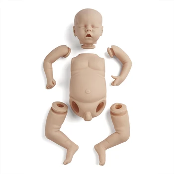 RBG 17 Palcev, ki so Prerojeni Baby Doll Unpainted Živ LoL Dvojni Vinil Telo Nedokončane Deli DIY Prazno Igrače Novo Leto Darilo Za Dekleta