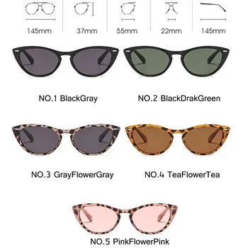 RBROVO 2021 Majhen Okvir Cateye sončna Očala Ženske blagovne Znamke Oblikovalec Ogledalo Ovalne Očala Za Moške Plastičnih Oculos De Sol Feminino