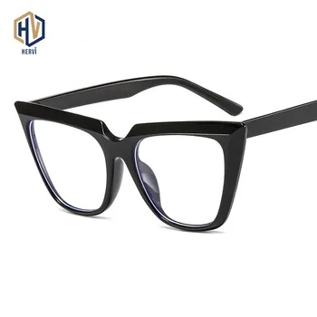 Retro Cat Eye Glasses Okvir Anti Modra Svetloba Optičnih Očal Na Recept Očala Moških Očala Okvirji Oculos De Grau