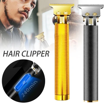 Retro USB Polnilne Hair Trimmer Akumulatorski Barber Carving Lase Clipper Velika Moč, Nizka raven Hrupa T9 Rezanje Lase Za Otrok Odraslih