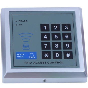 RFID Tipkovnica Vrata za Nadzor Dostopa do Sistema za Vgradnjo Električnih netic Elektronsko Zaklepanje Vrat Napajanje 5Pcs Tipko Fobs Celoten Sklop Vrata Secur