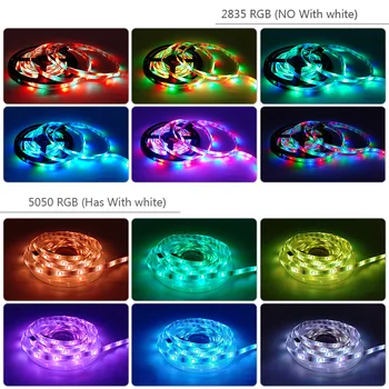 RGB 2835/5050 Led Trakovi Luči Glasbo Sinhronizirati Barva Spreminja, Bluetooth Nadzor Oddaljenega Za Spalnico, dnevno Sobo Stranka Domov Dekoracijo