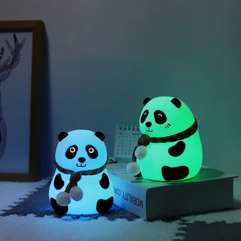 Risanka Živali, Nočne Luči Srčkan Zajec Medveda Panda Pes Očala Zajček Svetilke Zaprtih Spalnica LED Osvetlitev Otrok Žarnica Darilo Dekor