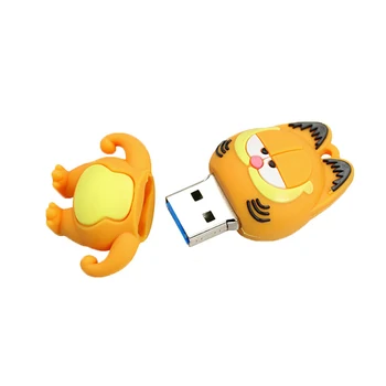 Risanke Mačka Garfield Usb Flash Usb 3.0 Srčkan Pendrive Lepa Žival Usb Flashdrive 32GB 64GB Pomnilnika memory Stick Fotografija U Disk Darilo