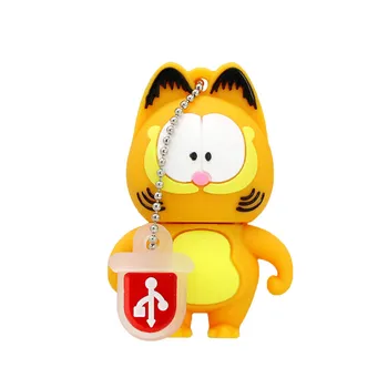 Risanke Mačka Garfield Usb Flash Usb 3.0 Srčkan Pendrive Lepa Žival Usb Flashdrive 32GB 64GB Pomnilnika memory Stick Fotografija U Disk Darilo
