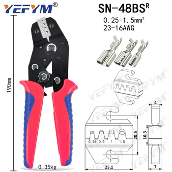 Robljenjem klešče SN-48BS komplet z Desorpcijsko orodje paket za 2.8 4.8 6.3 VH3.96/cev/insuated priključki električni objemka orodja