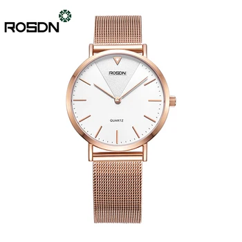 ROSDN prave dame watch ženski watch korejska različica preprosta modna quartz uro nepremočljiva watch