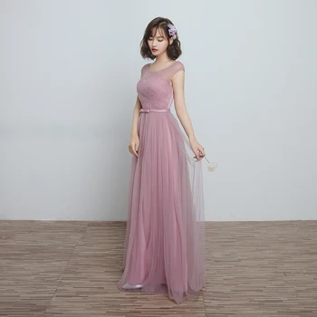 Roza Družico Obleke za poroko 2019 Novega Modela, Formalno stranko obleko til grduation maturantski obleki Vestido De Noiva