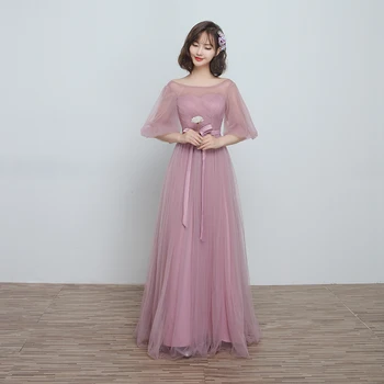 Roza Družico Obleke za poroko 2019 Novega Modela, Formalno stranko obleko til grduation maturantski obleki Vestido De Noiva