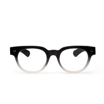 Ročno Izdelana Fashional Ovalne, Okrogle Optičnih Očal Okvir Moški Ženske Celoten Rim Acetat Kratkovidnost Recept Očala Novi Retro Očala