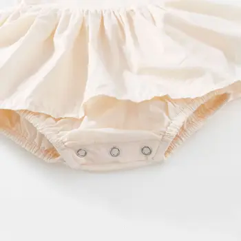 Ruffles čipke romper baby dekleta brez rokavov jumpsuit za novorojenčka otroški kombinezon otrok obleka, pižame malčka onesie skp 0-24m