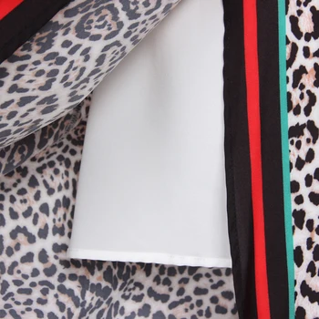 S-XL Visoke Kakovosti 2020 Nov Modni Leopard Tiskanja Slim Nastavljiv Plečetom Trak Mehka in Gladka Tkanina Seksi Obleko Osebnost