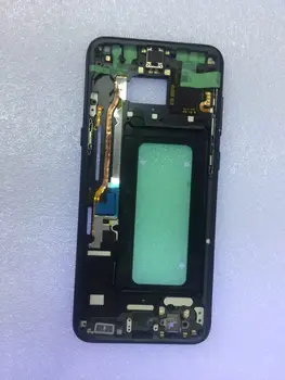 S8+ Midplate Ploščo Šasije Stanovanj s Strani Gumb Sredini Okvirja Kovina Sredi Ploščo Stanovanj Ploščo Za Samsung Galaxy S8 Plus G955