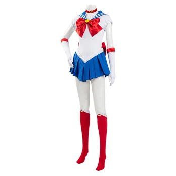 Sailor Moon Cosplay Usagi Tsukino Cosplay Kostum, Obleke, Obleko Enotne Obleke Halloween Carnival Obleko Za Deklice