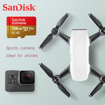SanDisk Extreme 2019New A2/A1 pomnilniško kartico 400G 256G 128G 64 G 32 G do 100MB/s branje hitrost mcirosd kartico video hitrost C10, V30, U3