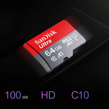 Sandisk Prvotne pomnilniška kartica 64GB 100mb/s UHS-I TF kartice Micro SD Class10 Ultra SDHC SDXC flash pomnilniške kartice