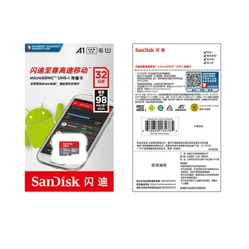 Sandisk Prvotne pomnilniška kartica 64GB 100mb/s UHS-I TF kartice Micro SD Class10 Ultra SDHC SDXC flash pomnilniške kartice