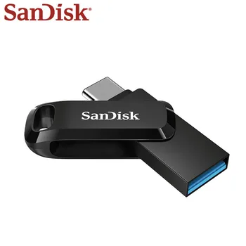 SanDisk Ultra Dual Drive Go OTG USB 3.1 Tip-C USB Flash Disk 128GB 32 GB Pomnilnik USB Stick Type C Pendrive Za Telefon, Tablični RAČUNALNIK