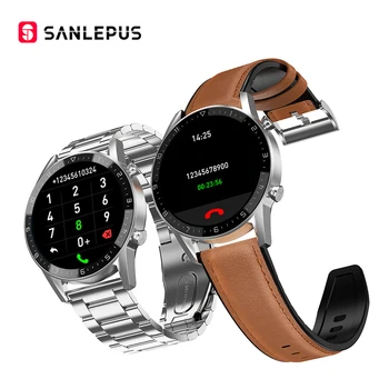SANLEPUS Pametno Gledati Bluetooth Klic 2020 Smartwatch Za Moške, Ženske IP68 Vodotesen Šport Fitnes Zapestnica Band Za Android, Apple