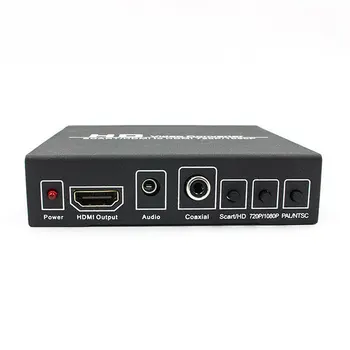 SCART Na HDMI Pretvornik Podpira RGB In CVBS Video Signale HDMI 720P/1080P Z EU Napajanje Za HDTV STB