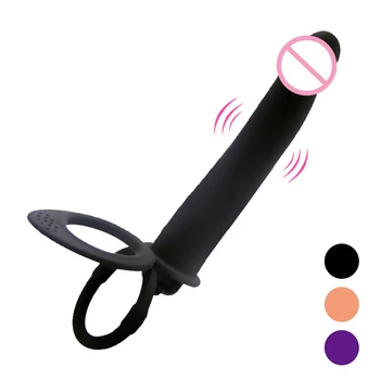 Sex Shop Nove Dvojno Penetracijo Analni Čep Vibrator Butt Plug Vibrator Za Moške Trak Na Penis, Vagina Plug Adult Sex Igrače Za Pare