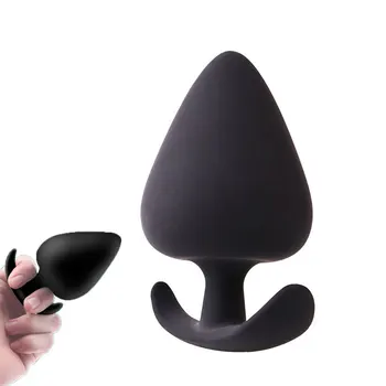Sex Shop Silikona Rit Svečke Igre Za Odrasle Velike Velikosti Analni Seks Igrače Anus Stimulacijo Prostate Massager Black Unisex Analplug