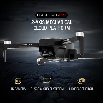 SG 906 pro brnenje Camera 4k GPS brushless motor quadcopter UAV dolge razdalje controll brnenje z eno baterijo