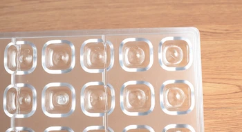 SHENHONG Nov Prihod Konkavno Kvadratnih Čokolada Plesni Obliki Polikarbonatne Čokolada Plesni 3D Sladkarije Plesni BPA Free FDA Peko Orodja