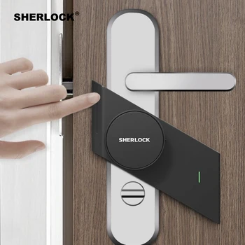 Sherlock S2 Smart Zaklepanje Vrat Doma Brez Ključa Za Zaklepanje Prstni Odtis + Geslo Delo Za Elektronsko Zaklepanje Vrat Mobilno Aplikacijo Bluetooth Nadzor