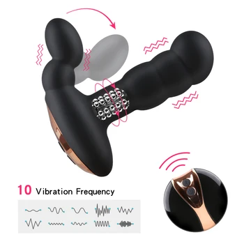 Silikonski Analni Vibrator za Moške,opozarjanje z Butt Plug Bullet Vibrator,Moški Prostate Masaža Masturbator Analni Seks Igrač za Moške Gej