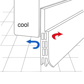 Silikonski trak steklena vrata in okna pečat zvočna izolacija vrat vetrobransko steklo vrat trak, odporen na veter. dnu samolepilne lesene K1B0