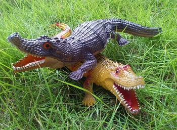 Simulacija mehke igrače plastične krokodil igrača morskih živali model smešno težavno praktična šala pripomoček novost, presenečenje, darilo Otrok