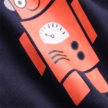 Skoki Metrov Fantje Sweatshirts Roboti Natisnjeni Jeseni, Pozimi Otroci T srajce Bombaž Oblačila Za Otroke, Fantje Dekleta Majice, ki so Hoody