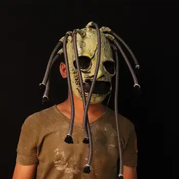 Slipknot Maske Groze, Latex Grimace Drevo Pošast Masko Realne Cosplay Kostume za noč Čarovnic