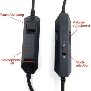 Slušalke Kabel s-Line Mikrofon Nadzor Glasnosti za Logitech G233 G433 G PRO X