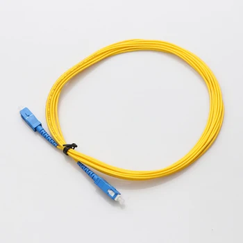SM SX 2 mm PVC 5M 9/125um Singlemode FTTH Vlakna, Optična Skakalec Kabel SC/PC-SC/PC Optični Optični Patch Kabel Podaljšek