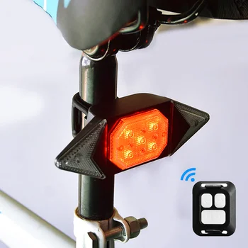 Smart Kolo Luč Brezžični Daljinski upravljalnik Zadnje Kolo Svetlobe smerokaze 5 Način USB MTB Cestno Varnost Opozorilo Lučka