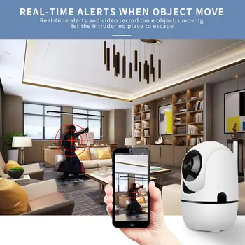 Smart Wifi Kamera HD 1080P Oblak Brezžična IP Kamera Intelligent Auto Tracking Človekovih Home Security Nadzor