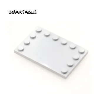Smartable Posebno Ploščo 4X6 z Ravno Klinov gradniki MOC Deli Igrače Za Otroka Združljiv 6180 20pcs/veliko