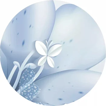 Sodobna Preprost 3D Stereo Modro Cvetje Foto Freske Ozadje, Dnevna Soba, Spalnica Ozadju Stensko Slikarstvo Doma Dekor Steno Dokumentov