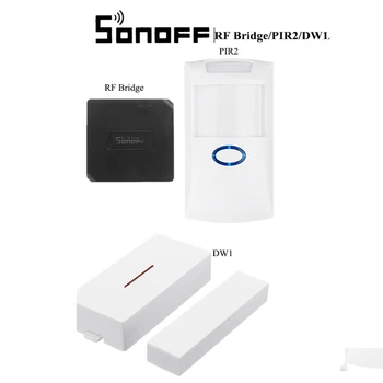 SONOFF RF Most, Dim Senzor RF Daljinski Krmilniki WiFi Brezžični Okno Senzor Dima Alarm Detektor Domači Kuhinji