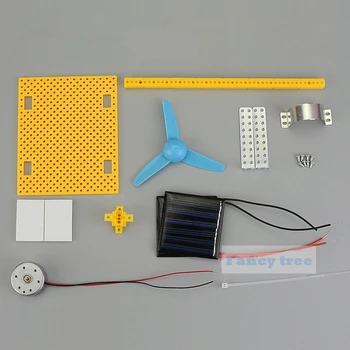 Sončne elektrarne Igrača Generator Mini Fan Plošča DIY Znanost, Izobraževanje, Model Komplet Otrok, Otroci, Šola, Znanost Sončne Igrače otrok darilo