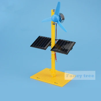 Sončne elektrarne Igrača Generator Mini Fan Plošča DIY Znanost, Izobraževanje, Model Komplet Otrok, Otroci, Šola, Znanost Sončne Igrače otrok darilo
