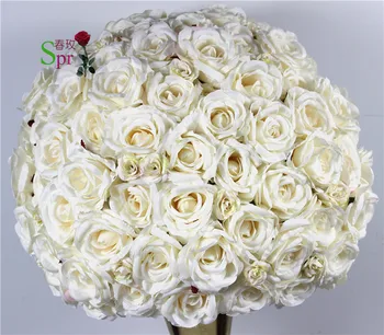 SPR NOVA!!Brezplačna dostava 10pcs/veliko poroka cesti vodi sivke umetno cvet žogo poroka tabela cvet tabela centerpiece
