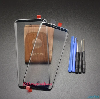 Sprednji Zaslon LCD Steklo Za Samsung Galaxy S S8 S9 Plus S8+ S9+ Opomba 8 9 S10e Objektiv Zunanji Stekla, Popravilo, Zamenjava