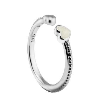 Srce Ljubezni Obroč 925 Sterling Srebrni Nakit Prstani Za Žensko DIY Nakit, Izdelava zaročni prstan
