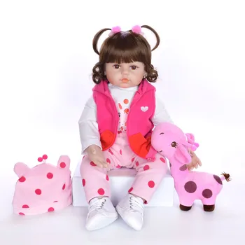 Srčkan Silikonski Rodi Punčko Simulacije Baby Doll Baby Dekle Lutka Poročno Darilo Darilo Otrok