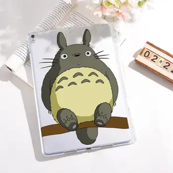 Srčkan Totoro Anime Za iPad Pro Za 12,9 2020 Primeru, če Imetnik Pero Jasno Soft Cover Za iPad 5. 6. 7. Generacije Zraka 4 Leta 2020 Funda