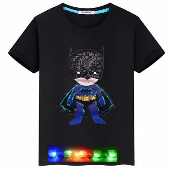 Strip Batman je lahko lahka otroška oblačila fant bombaž kratki rokavi T-shirt poletje nove vroče prodajo na debelo