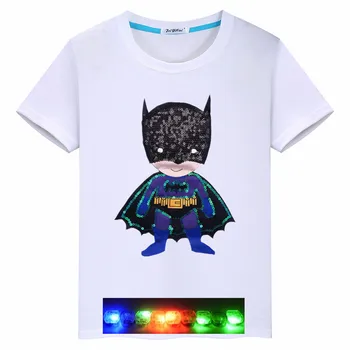 Strip Batman je lahko lahka otroška oblačila fant bombaž kratki rokavi T-shirt poletje nove vroče prodajo na debelo
